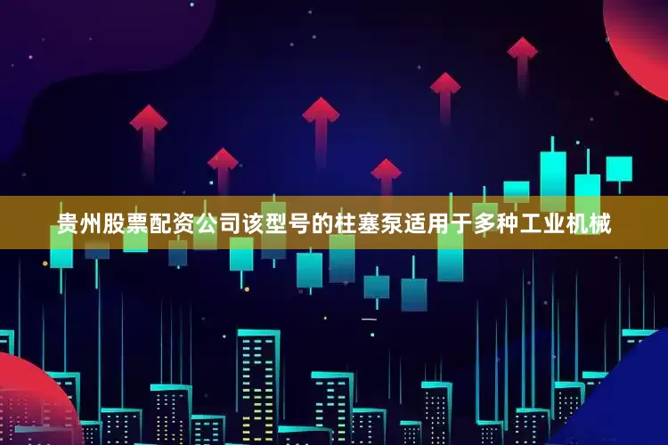 贵州股票配资公司该型号的柱塞泵适用于多种工业机械